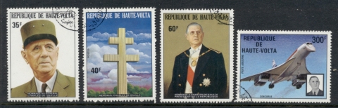 Upper-Volta-1974-General-Charles-de-Gaulle-CTO