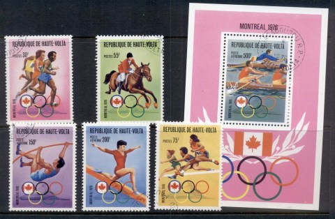 Upper-Volta-1976-Summer-Olympics-Montreal-MS-CTO