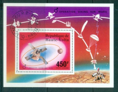 Upper-Volta-1976-Viking-Mars-Space-Mission-MS-CTO