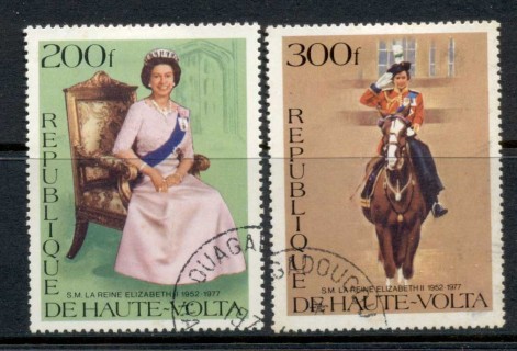 Upper-Volta-1977-QEII-Silver-Jubilee-CTO