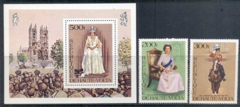 Upper-Volta-1977-QEII-Silver-Jubilee-MS-MUH