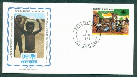 Upper-Volta-1979-IYC-International-Year-of-the-Child-FDC-lot32052