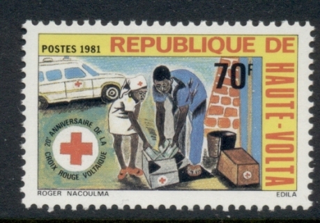 Upper-Volta-1981-National-red-Cross-20th-Anniversary-MUH