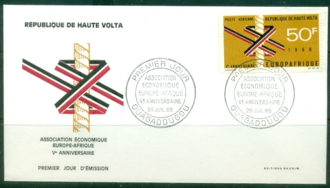 Upper-Volta-1968-Europ-Afrique-FDC