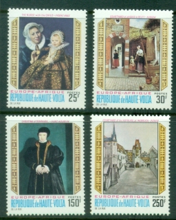 Upper-Volta-1970-Europ-Afrique-Paintings-MUH