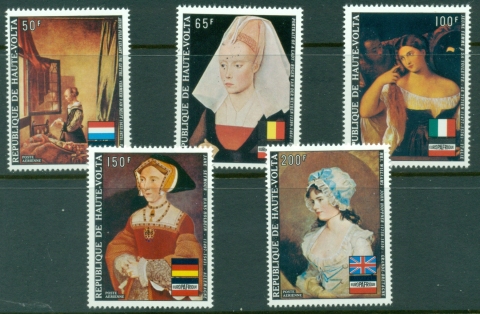 Upper-Volta-1973-Europ-Afrique-Paintings-MUH