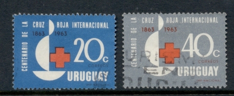 Uruguay-1963-Red-Cross-Centenary-fu