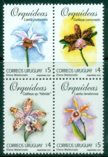 Uruguay-2000-Flowers-Orchids-MUH