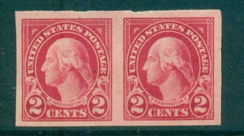 USA-1923-25-Sc577-2c-Washington-IMPERF-Flat-Plate-pr-MLH-lot68063