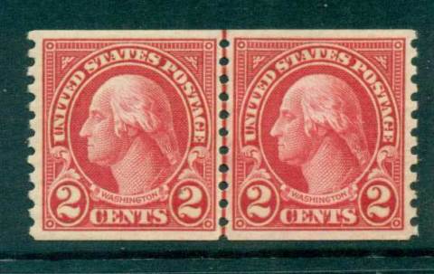 USA-1923-29-Sc599-2c-Washington-Coil-Perf-10-vert-Rotary-line-pr-MUH-lot68072