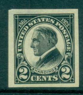 USA-1923-Sc611-Harding-Memorial-IMPERF-MLH-lot67328