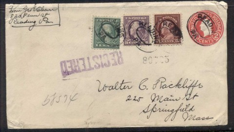 USA-1923-Uprated-PS-cover-Washington-Franklin-to-Massachusets