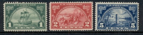 USA-1924-Sc614-16-Hugenot-Walloon-Tercentenary-MLH