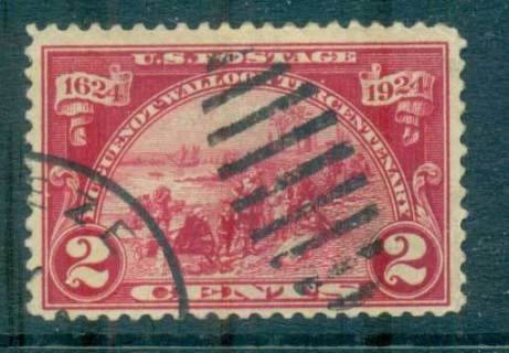 USA-1924-Sc615-Hugenot-Walloon-Tercentenary-2c-FU-lot67343