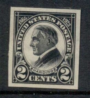 USA-1926-Sc611-Harding-Memorial-IMPERF-MLH