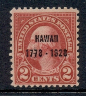 USA-1928-Sc647-Hawaii-Sesquicentennial-2c-Opt-MLH