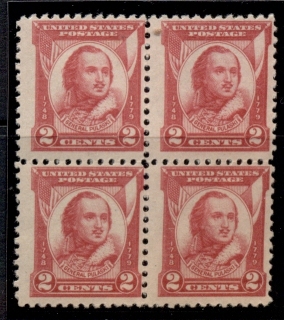 USA-1931-Sc690-General-Pulaski-blk4-MUH