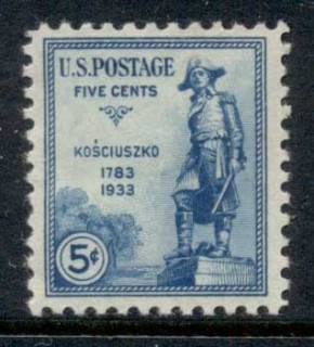 USA-1933-Sc734-Kosciuszko-MLH