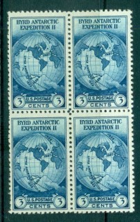 USA-1935-Sc753-3c-Byrd-Antarctic-Expedition-Map-Blk-4-MNG-lot72268