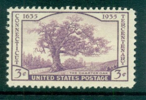 USA-1935-Sc772-Connecticut-Tercentenary-MUH-lot67366