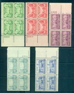 USA-1936-37-Sc785-89-Army-Issue-PBs-MUH-lot67442