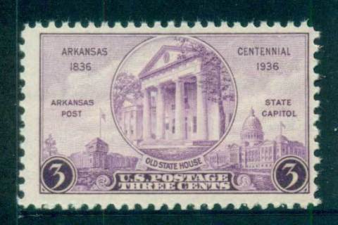 USA-1936-Sc782-Arkansas-Centennial-MUH-lot67416