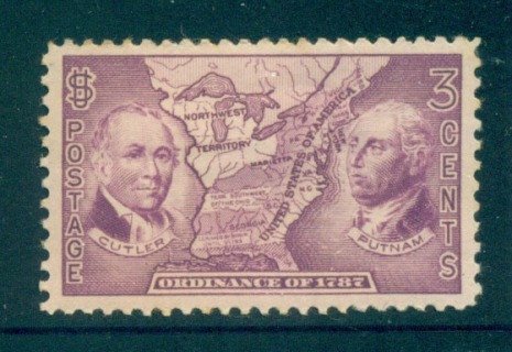 USA-1937-Sc795-Ordinance-of-1787-Sesquicentennial-MLH-lot67471