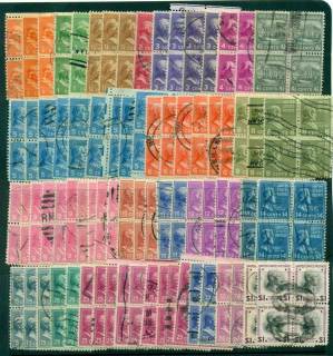 USA-1938-54-Sc803-32-Prexie-Asst-75-Block-4-FU-lot23262