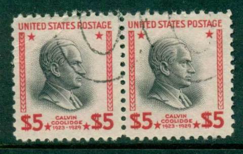 USA-1938-54-Sc834-Prexie-5-Pair-FU-lot23278