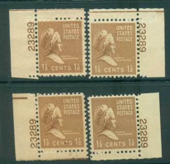 USA-1938-Sc805-Martha-Washington-4x-position-PNS23289-MLH-lot55923