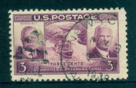 USA-1939-Sc856-Panama-canal-FU-lot67573