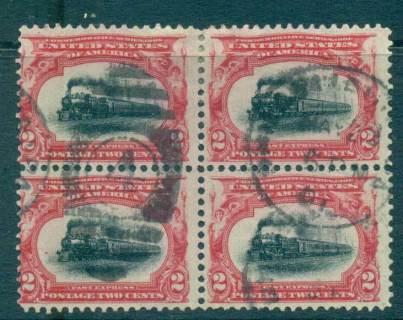 USA-1901-Sc295-2c-Pan-American-Exposition-blk-4-FU-lot67225