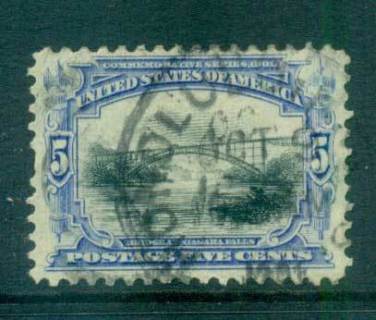 USA-1901-Sc297-5c-Pan-American-Exposition-FU-lot67233