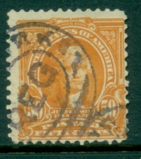 USA-1902-03-Sc310-Jefferson-50c-orange-FU