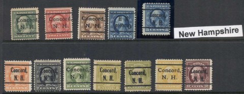 USA-1908-1919-Washington-Franklin-Precancels-TC-Assortment-3