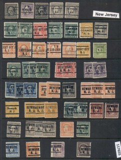 USA-1908-1919-Washington-Franklin-Precancels-TC-Assortment-6