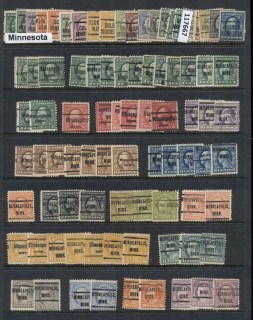 USA-1908-1919-Washington-Franklin-Precancels-TC-Assortment_11