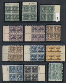 USA-1908-1919-Washington-Franklin-Precancels-TC-Assortment_5