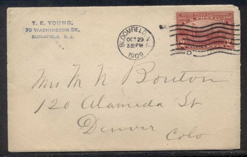 USA-1909-Hudson-Fulton-CC-Cover-to-Colorado