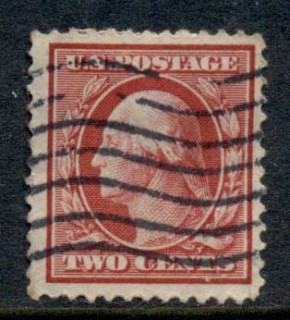 USA-1910-11-Sc375-2c-carmine-Washington-Perf-12-Wmk-S-L-FU