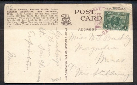 USA-1915-Panama-Pacific-1c-on-Expo-PPC