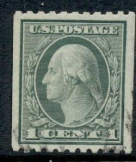 USA-1916-19-Sc486-1c-green-Washington-Rotary-Perf-10-horiz-Wmk-S-L-FU