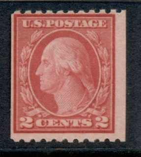 USA-1916-19-Sc487-2c-Washington-TyII-Perf-10-horiz-No-Wmk-MUH