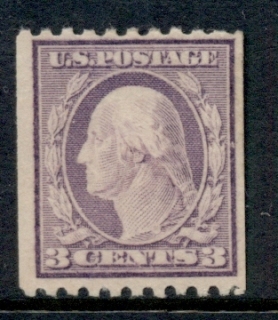 USA-1916-19-Sc489-3c-Washington-TyI-Perf-10-horiz-No-Wmk-MLH