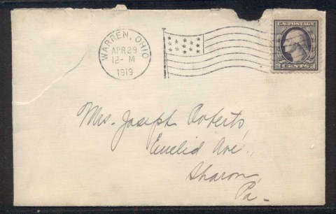 USA-1919-3c-Washington-cover-to-Pa