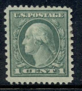 USA-1919-Sc538-1c-green-Washington-Rotary-Perf-11x10-MLH