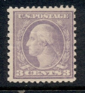 USA-1919-Sc541-3c-violet-Washington-TyIII-Rotary-Perf-11x10-MLH