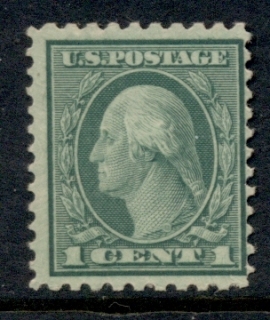 USA-1920-Sc542-1c-green-Washington-Rotary-Perf-10x11-MLH