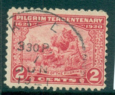 USA-1920-Sc549-Pilgrim-Tercentenary-2c-FU-lot67322