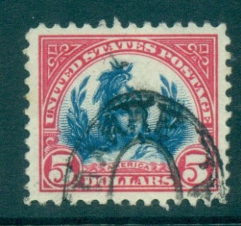 USA-1922-25-Sc573-5-Freedom-Statue-Perf-11-Flat-Plate-FU-lot68143